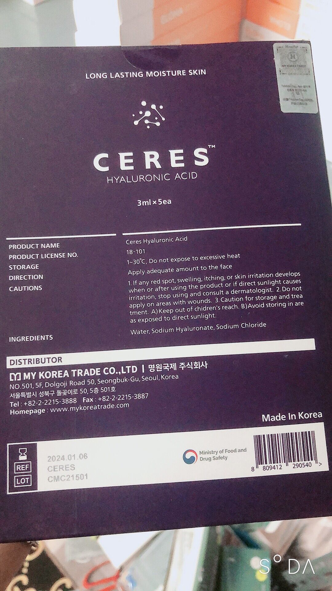 Tan thâm cuồng mắt Ceres Chuẩn Hàn[CHÍNH HÃNG 100%] Cam Kết!