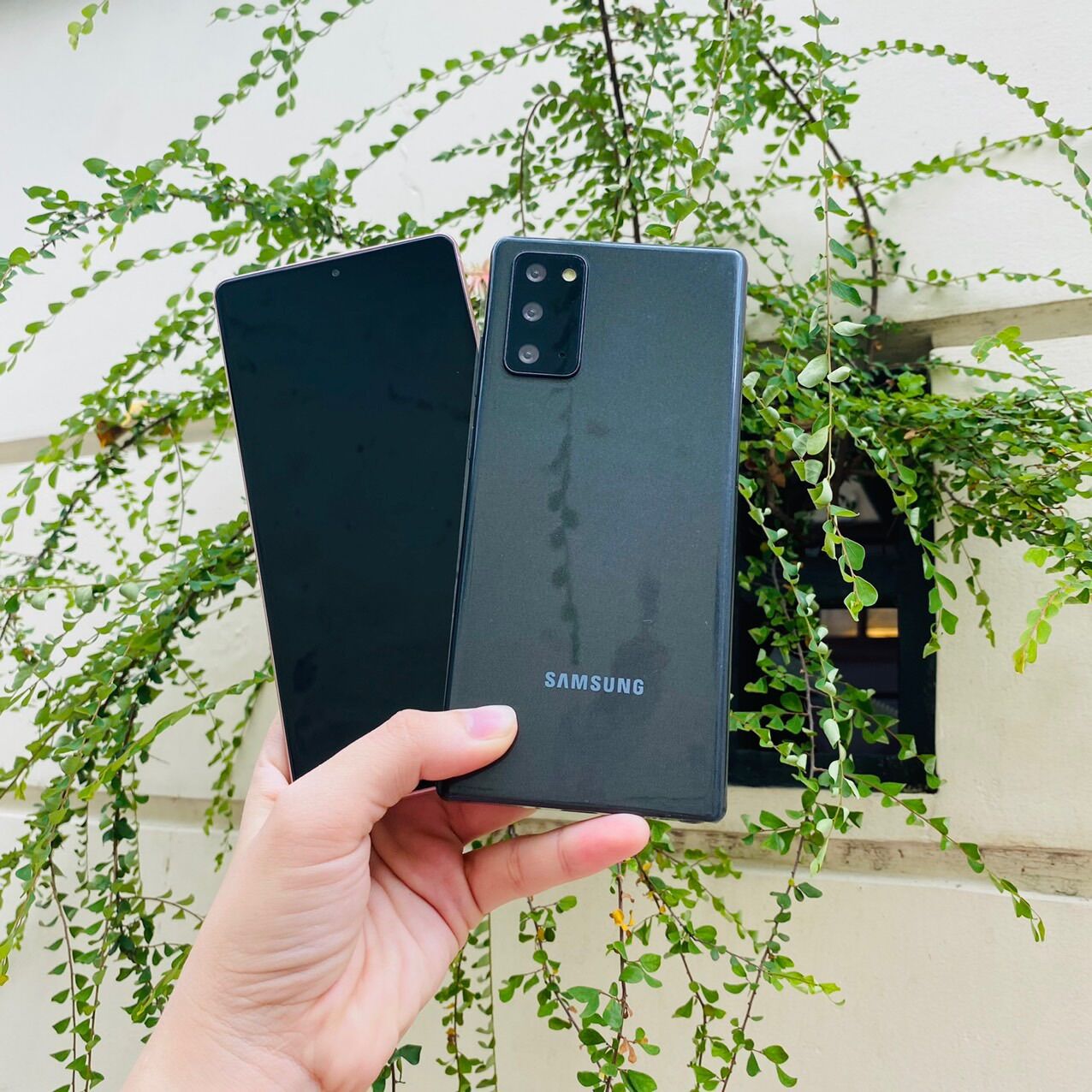 Mô hình trưng bay samsung note20 và note 20ultra