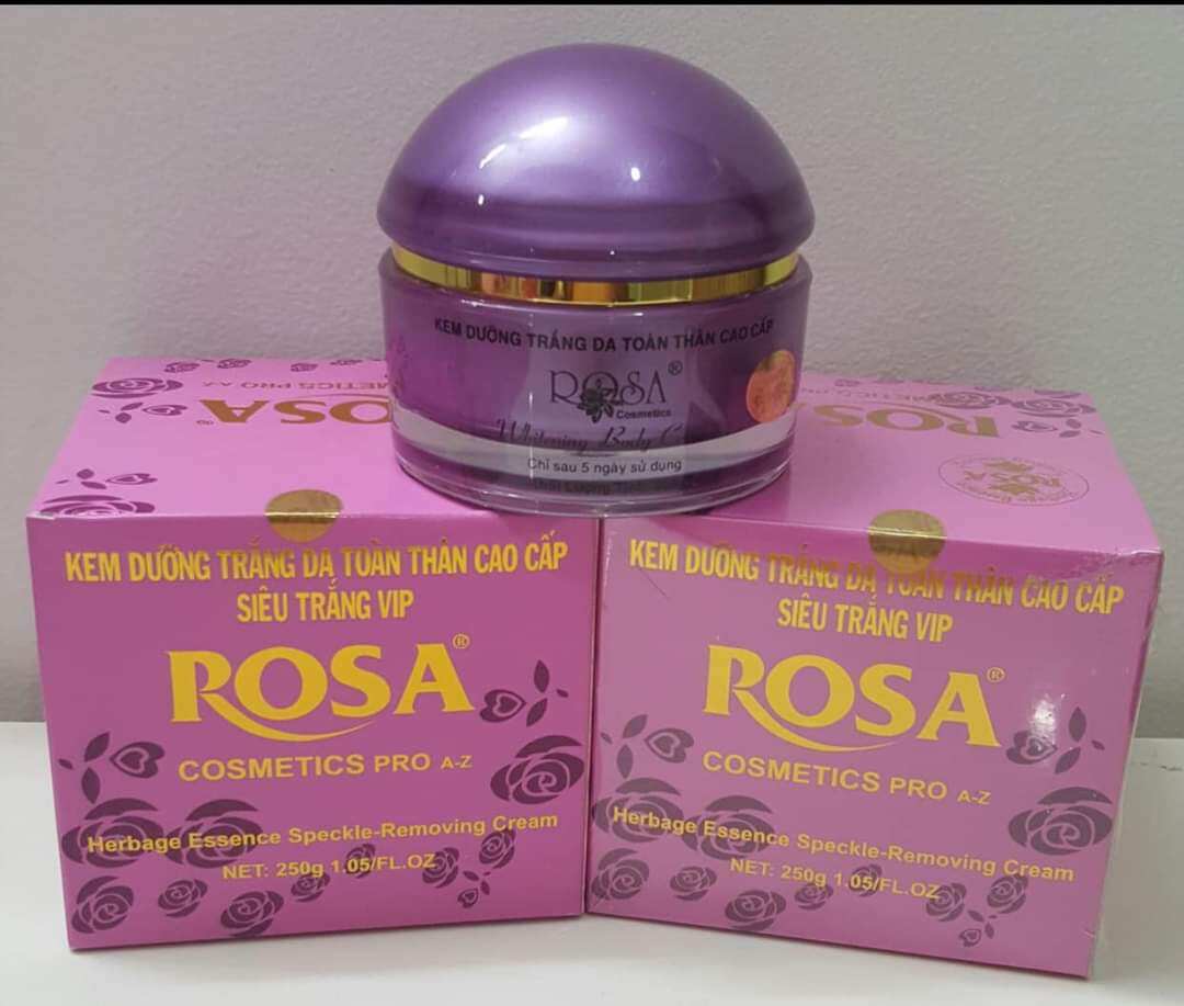 KEM BODY TRẮNG DA ROSA TÍM VIP 250G