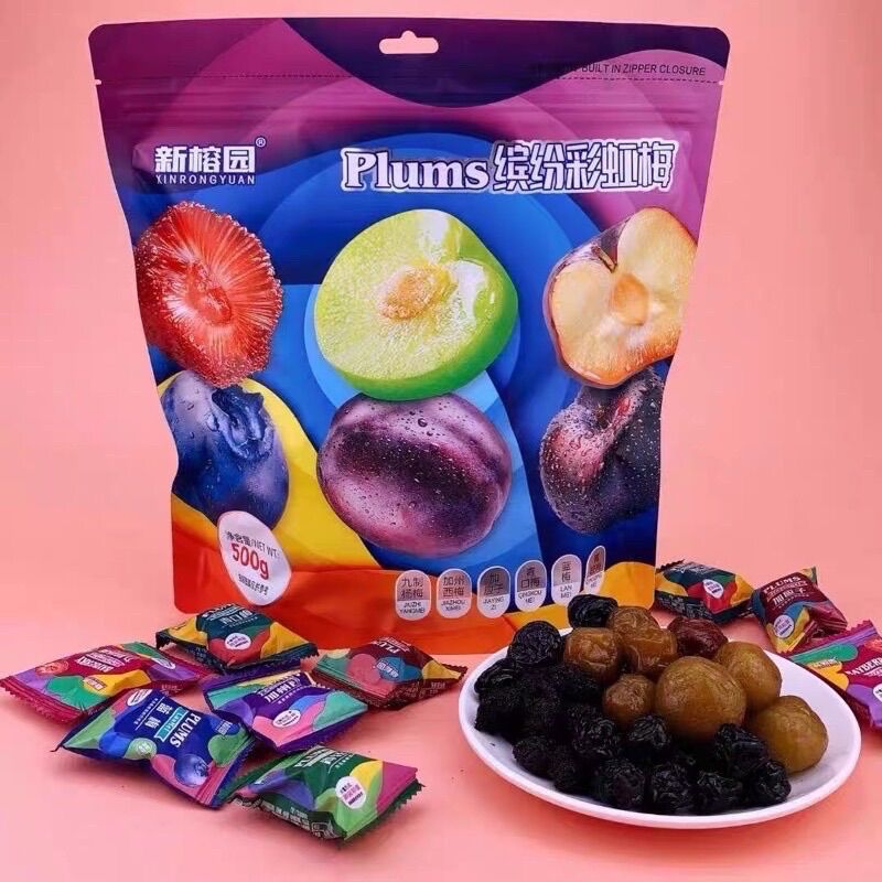 Ô mai mận mix 6 vị siêu ngon túi 500g