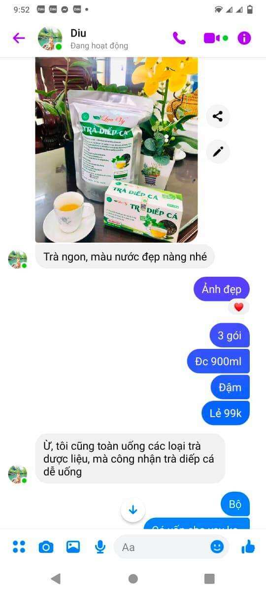 TRÀ DIẾP CÁ LỤA VY