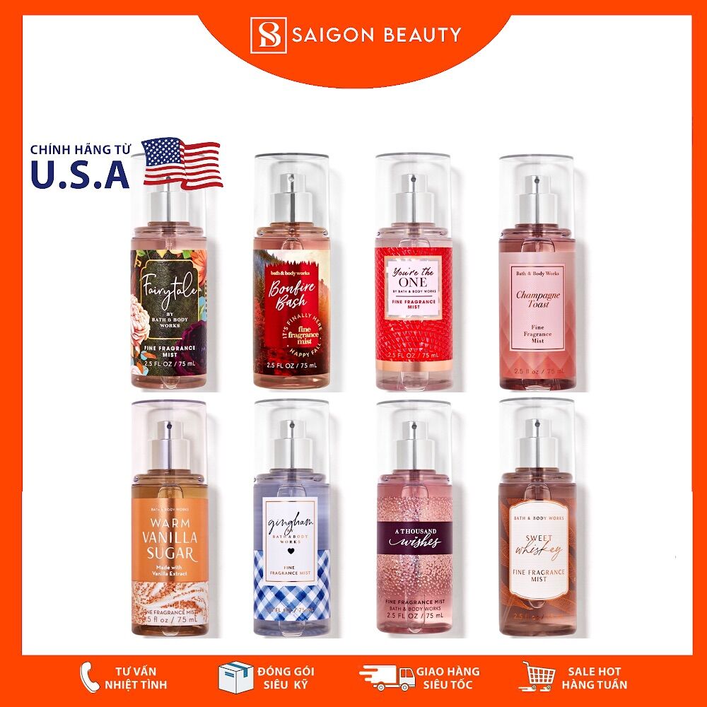 Xịt thơm toàn thân Bath & Body Works Body Mist