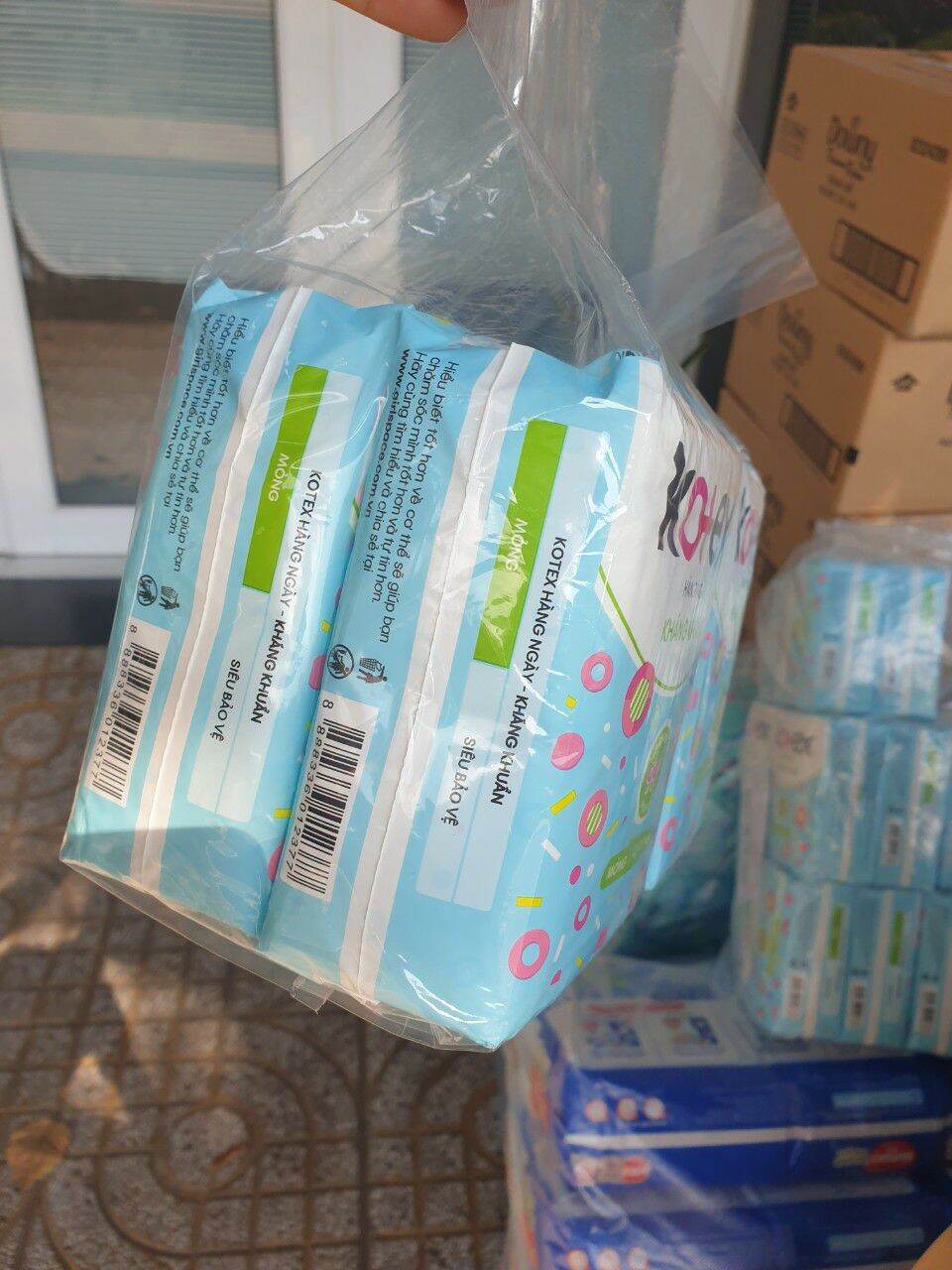[HCM]Combo 4 gói BVS Kotex Hằng ngày 40 miếng
