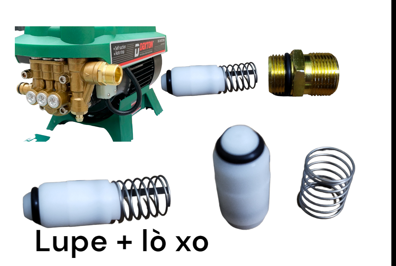 Phụ tùng máy rửa xe van 1 chiều + lò xo .