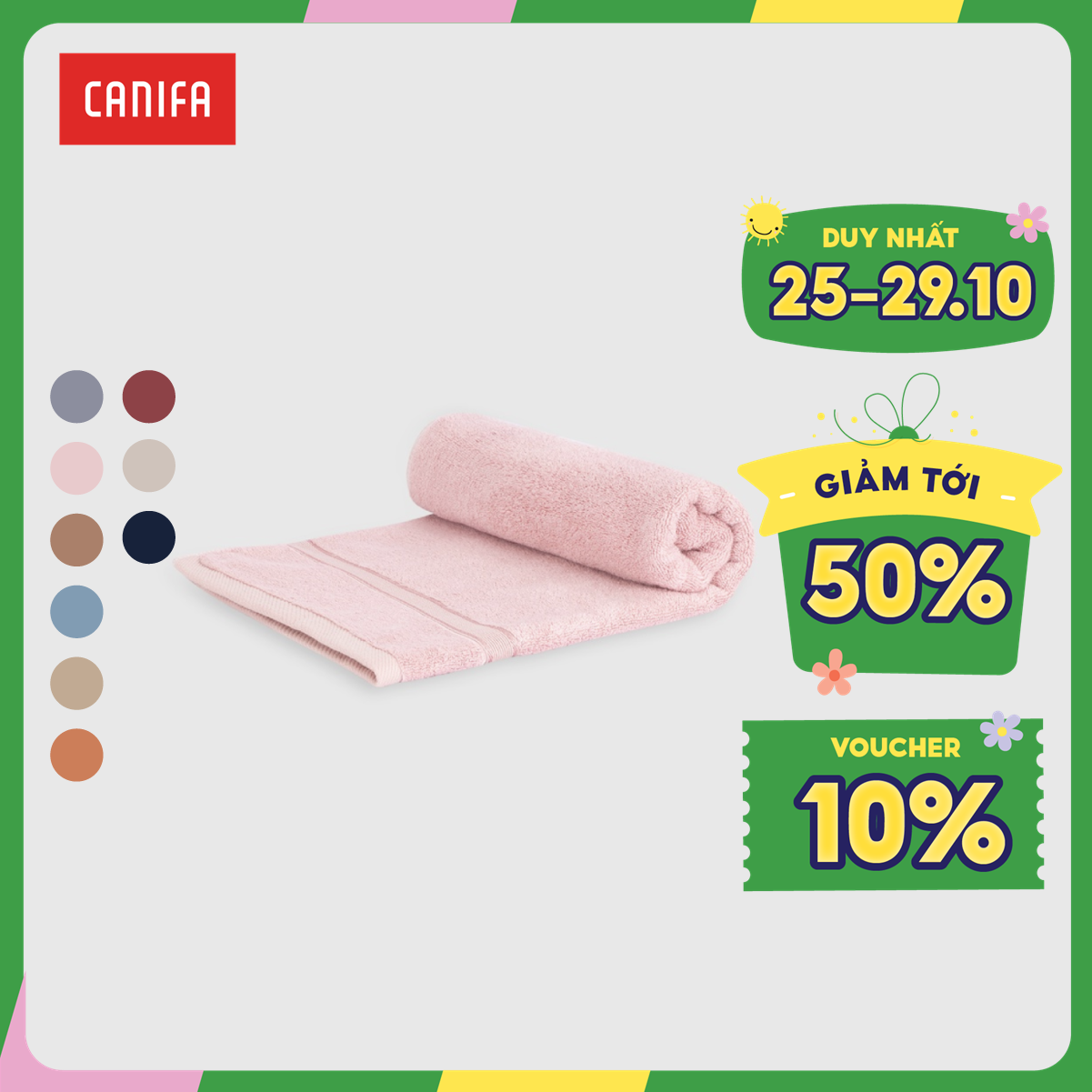 Áo sát nách bé gái cotton usa in hình thời trang canifa - 1ta21s001