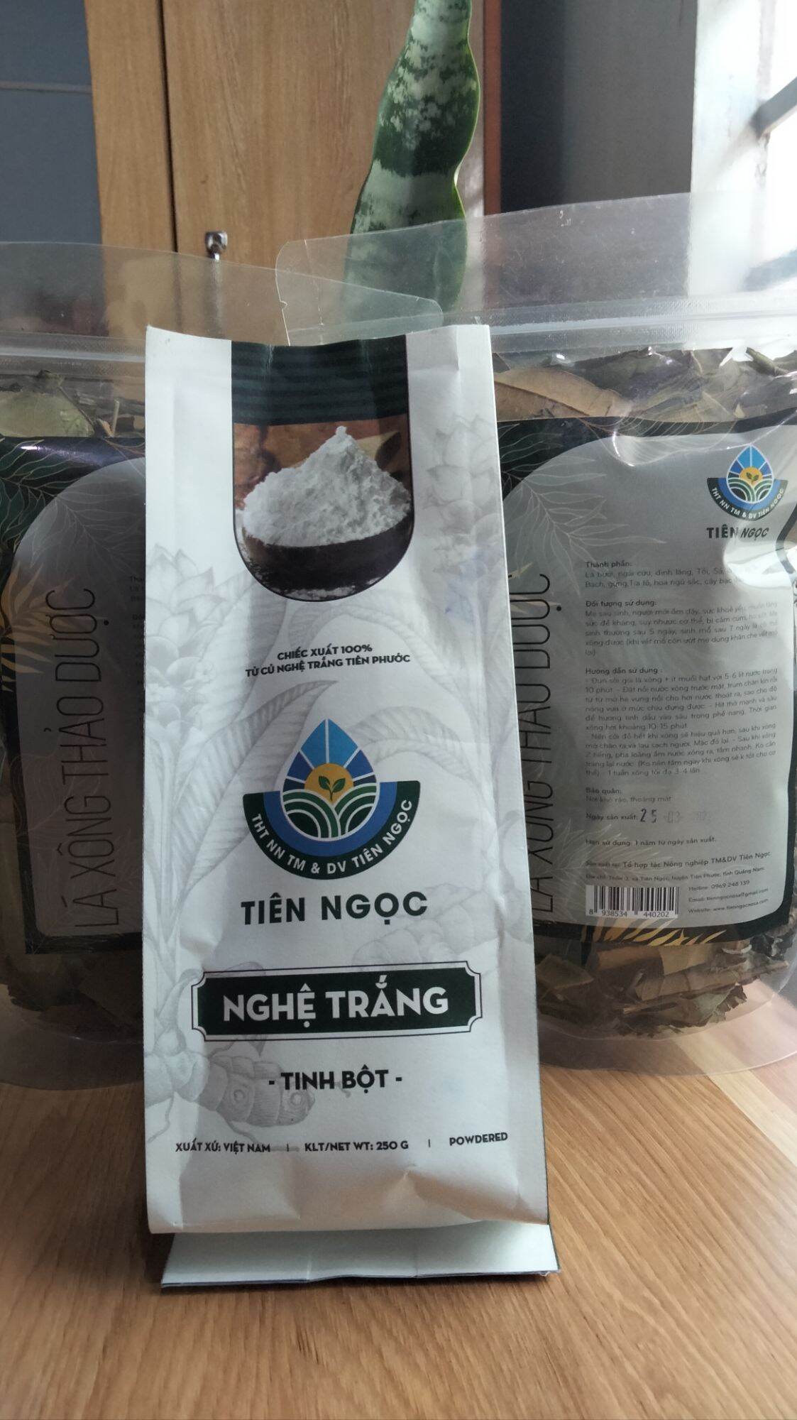 Tinh bột nghệ trắng -200g