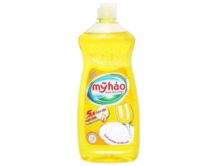 Nước rửa chén Mỹ Hảo 5X đậm đặc tinh dầu vỏ bưởi chai 750g