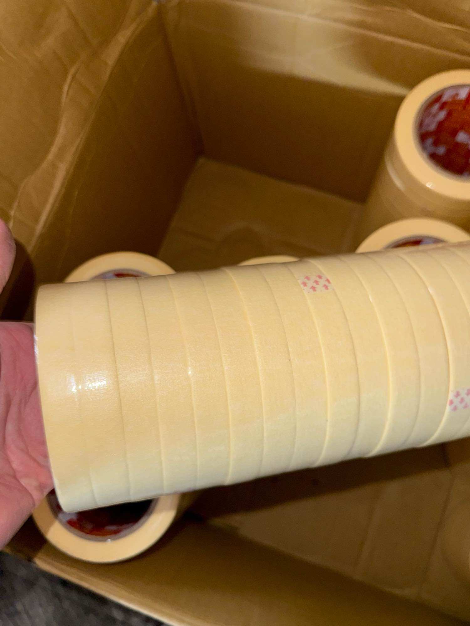 10cuộn Băng dính trắng(bản 1,5cm/35m)