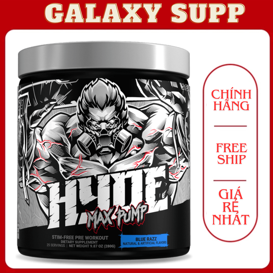 Prosupps Hyde Max Pump Preworkout Tăng Sức Mạnh Sức Bền 280g