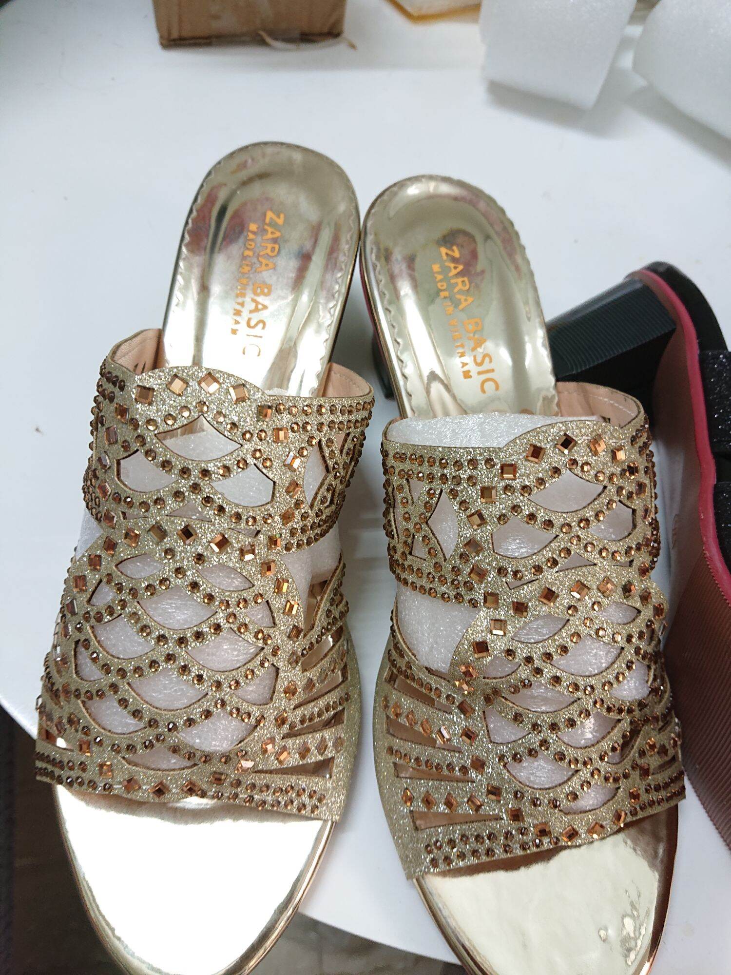 Dép guốc số lớn big size 38-43 gót 5p