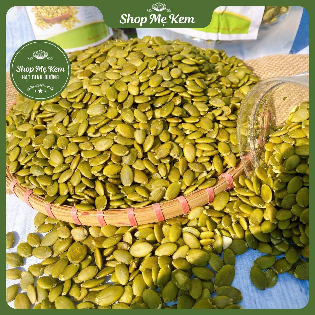 500g nhân bí ấn độ còn sống làm sữa