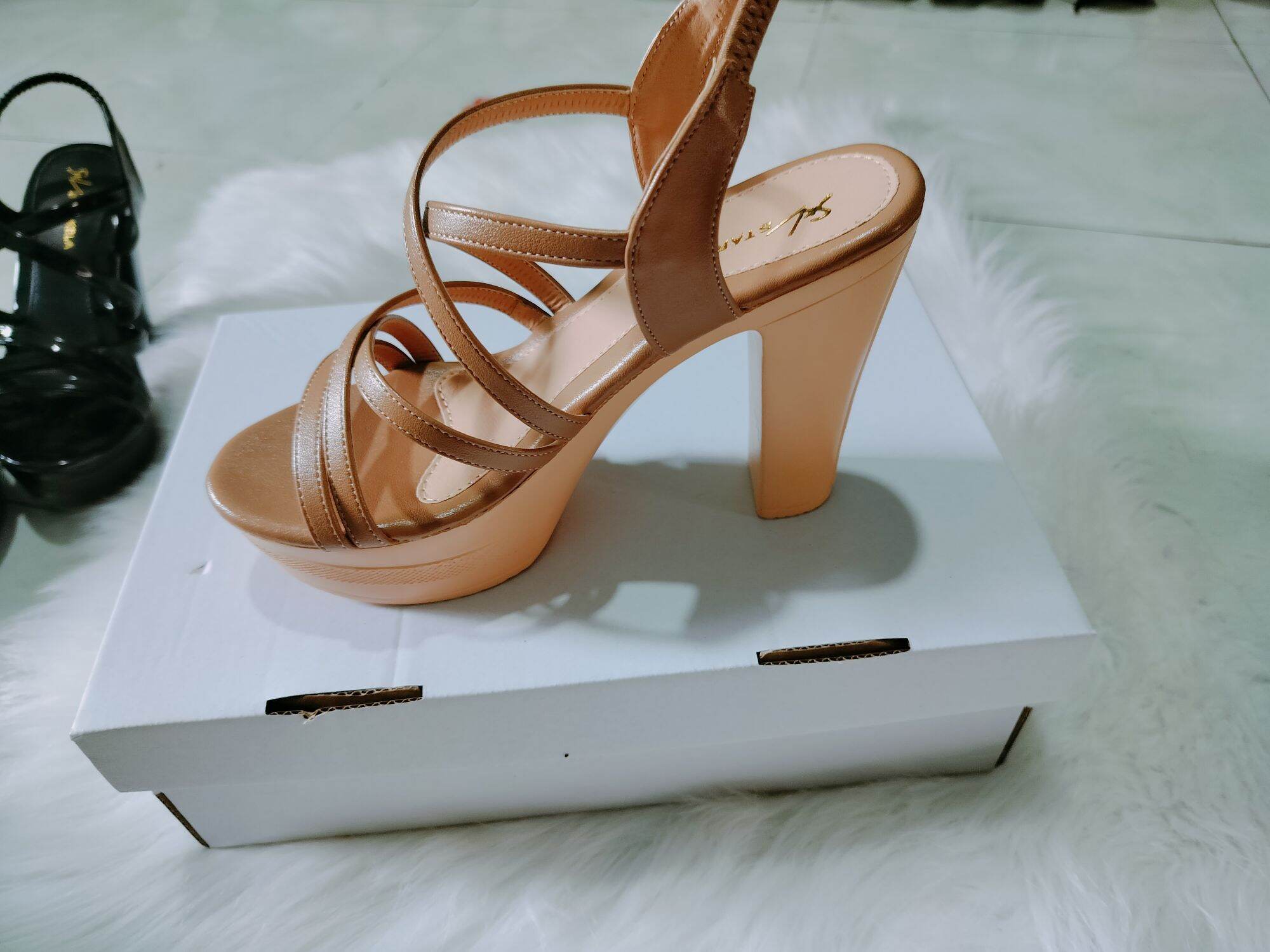 Sandal Nữ Cao Gót  xuồng KA35_D1748
