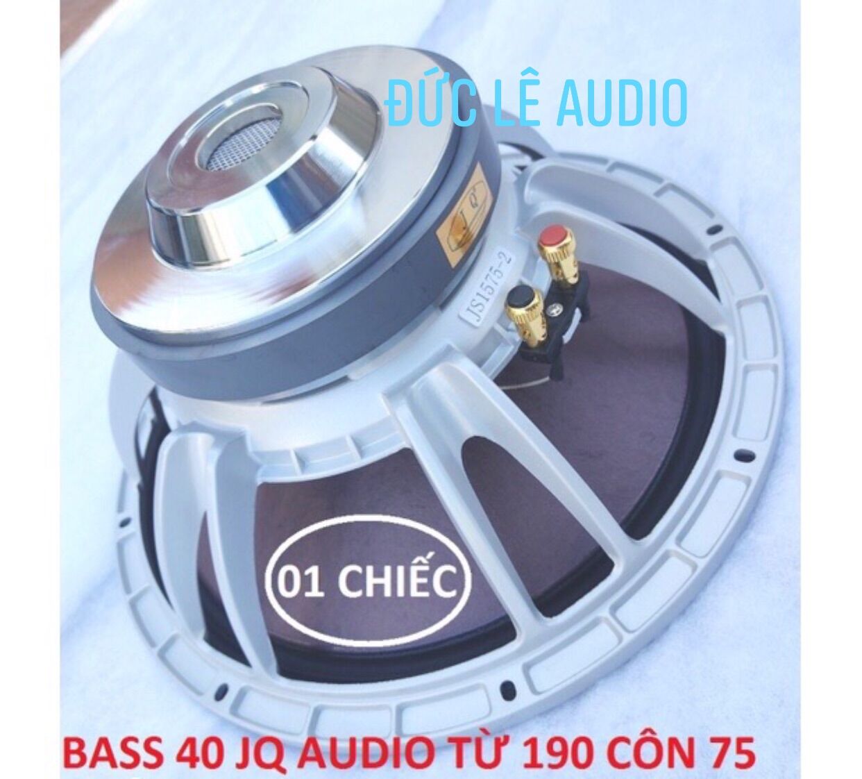 Loa bass 40 jq trắng từ 190 côn 75 khung nhôm - giá 1 chiếc - hàng nhập khẩu