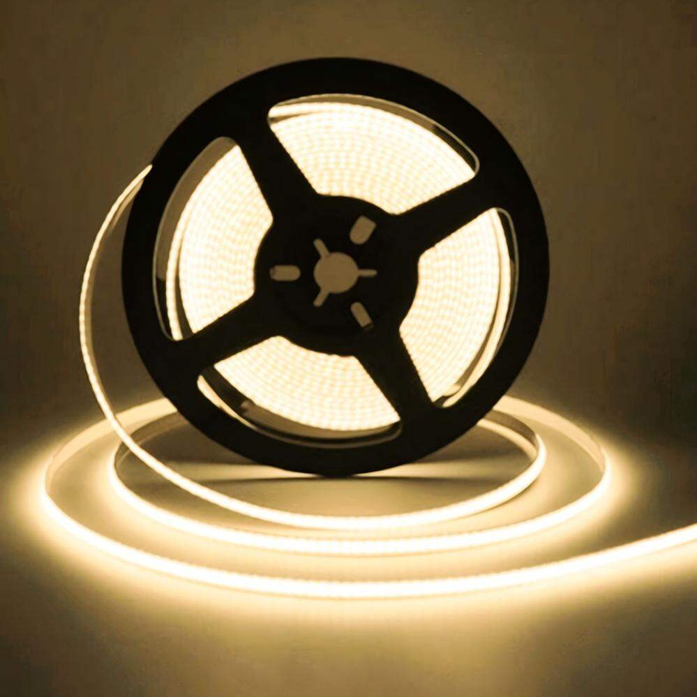 Dải Đèn LED COB Siêu Mỏng 320/400 Đèn LED/M 3/5/8mm Mật Độ Cao Có Thể Điều Chỉnh Độ Sáng Băng Dính Linh Hoạt Cho DIY Trang Trí Phòng Ngủ Tại Nhà Tiệc Tùng DC5V/12V/24V