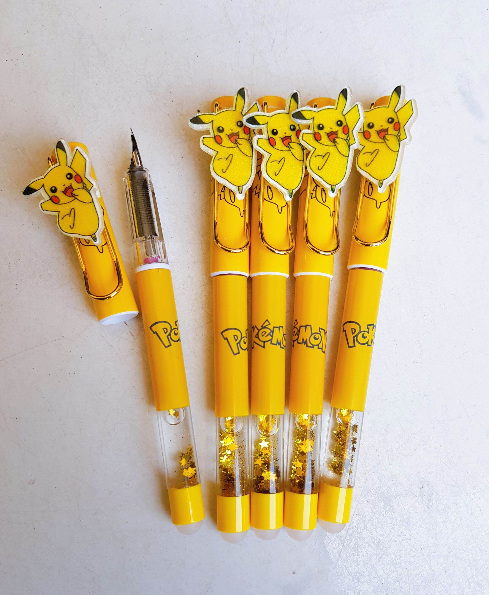 Bút máy xóa được pikachu và nhiều mẫu dễ thương, bút máy mực tím, có tặng ống mực