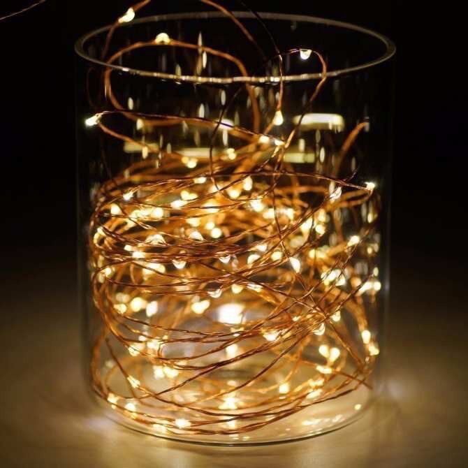[HCM]ĐÈN LED ĐÈN ĐOM ĐÓM dài 2 mét màu vàng ấm