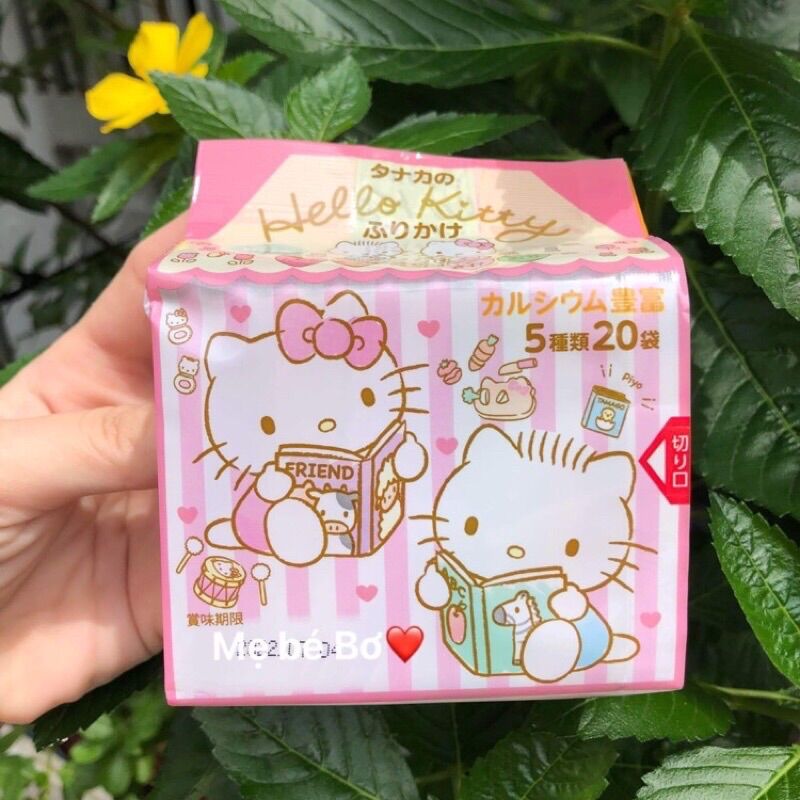 Gia vị rắc cơm Hello Kitty cho bé ăn dặm Nhật