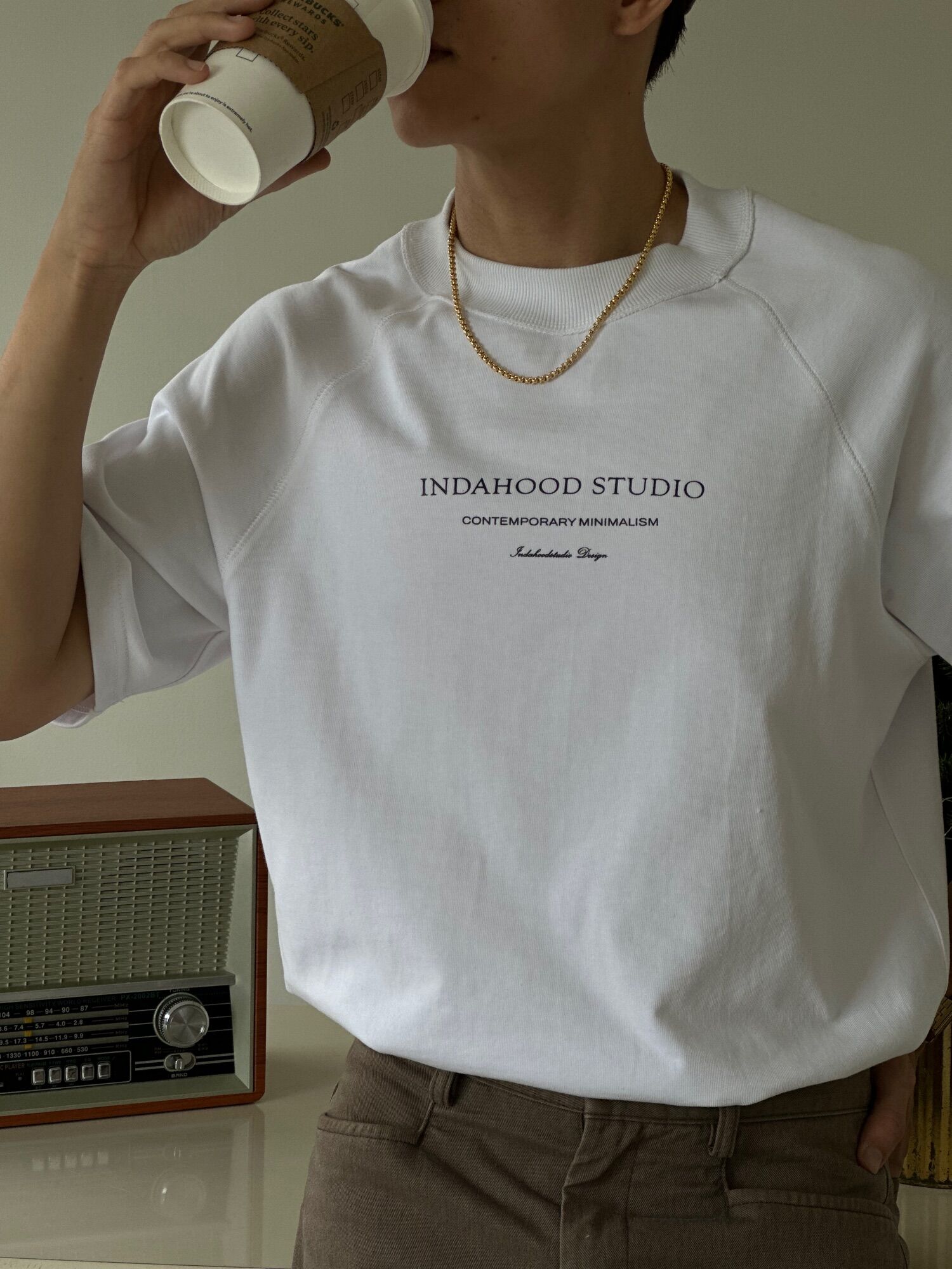 Áo thun indahood studio ss2 tay raglan từ indahood
