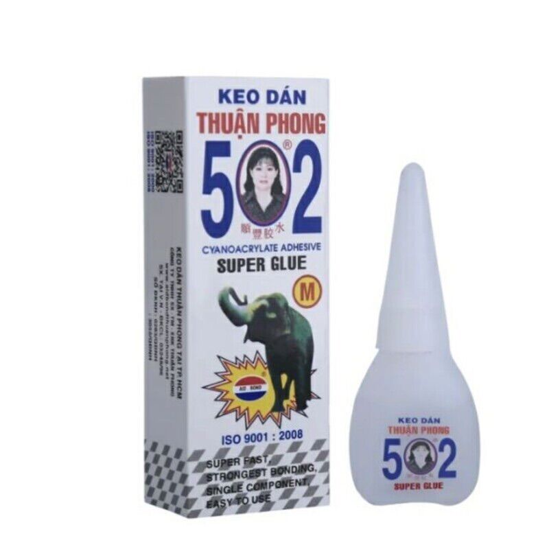 Keo dán con voi 502 hàng mới, hàng loại 1