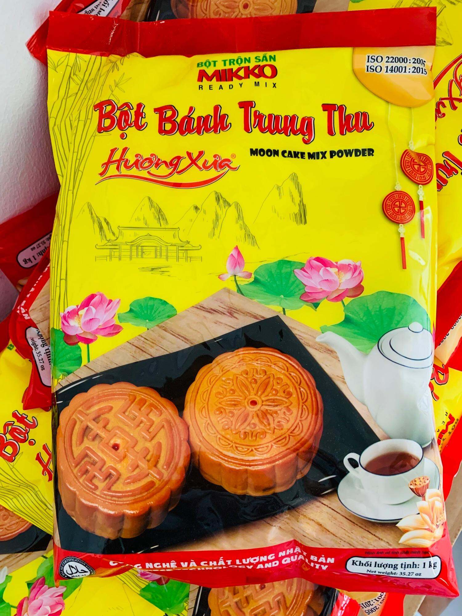 Bột trộn sẵn vỏ bánh nướng trung thu Mikko