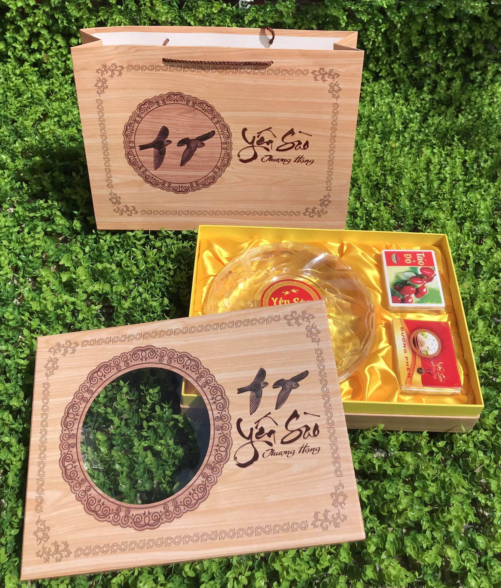 HỘP ĐỰNG YẾN SÀO   (2 KHAY TÁO +  ĐƯỜNG )