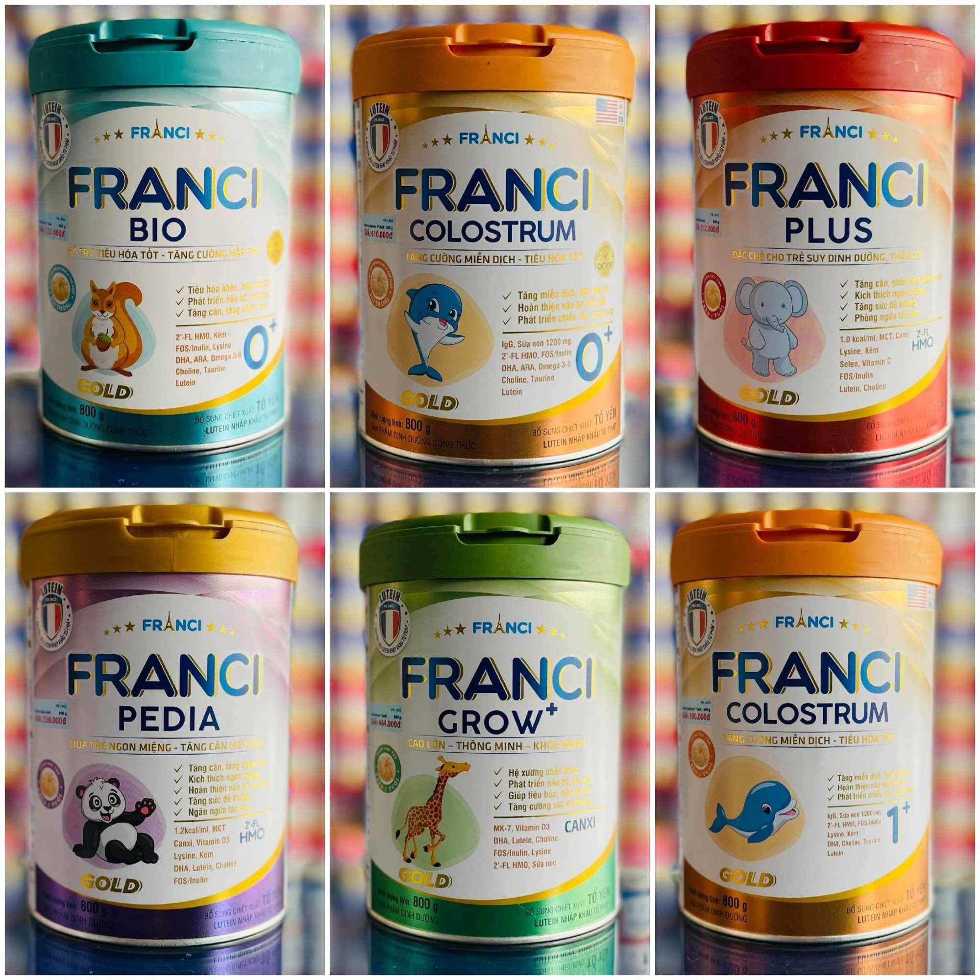 Sữa Bột Franci Colostrum 1+ (800g)