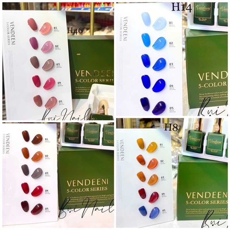 Set sơn 5 chai vendeeni