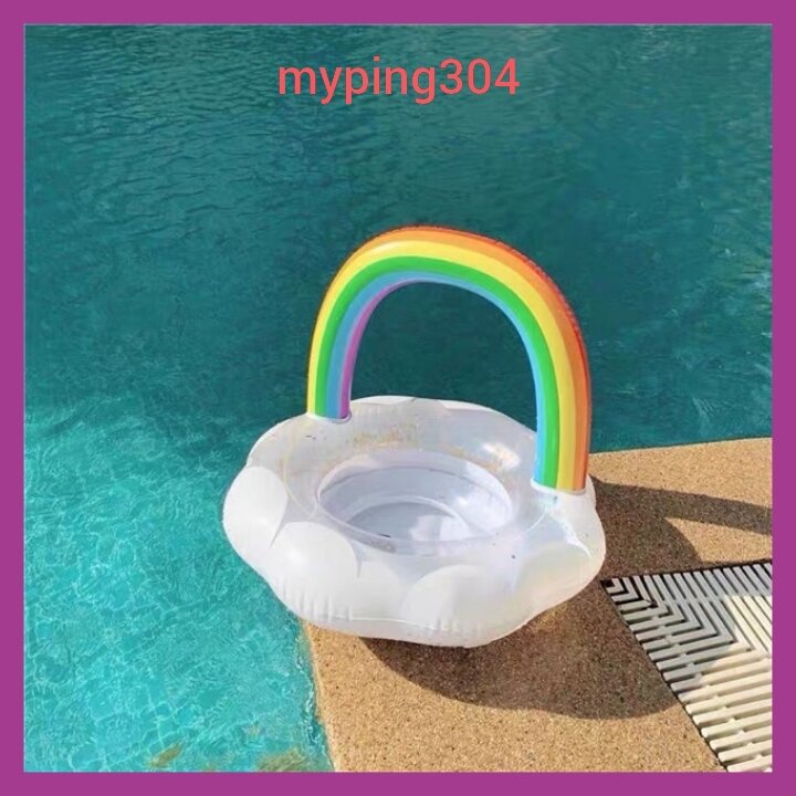 Phao bơi cầu vồng thời trang cho bé tập bơi