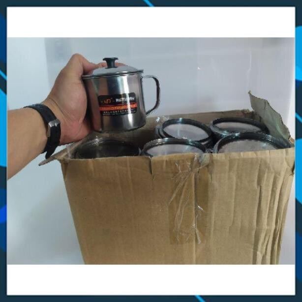 Ca-cốc inox quai có nắp 4 size 7-8-9-10cm