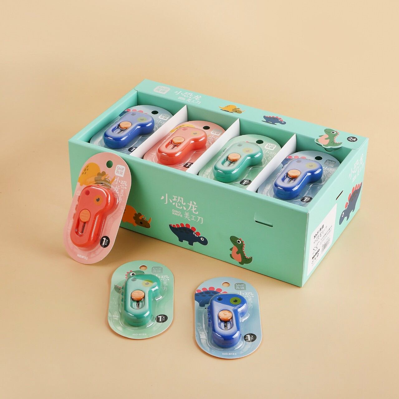 Dao rọc giấy khủng long mini
