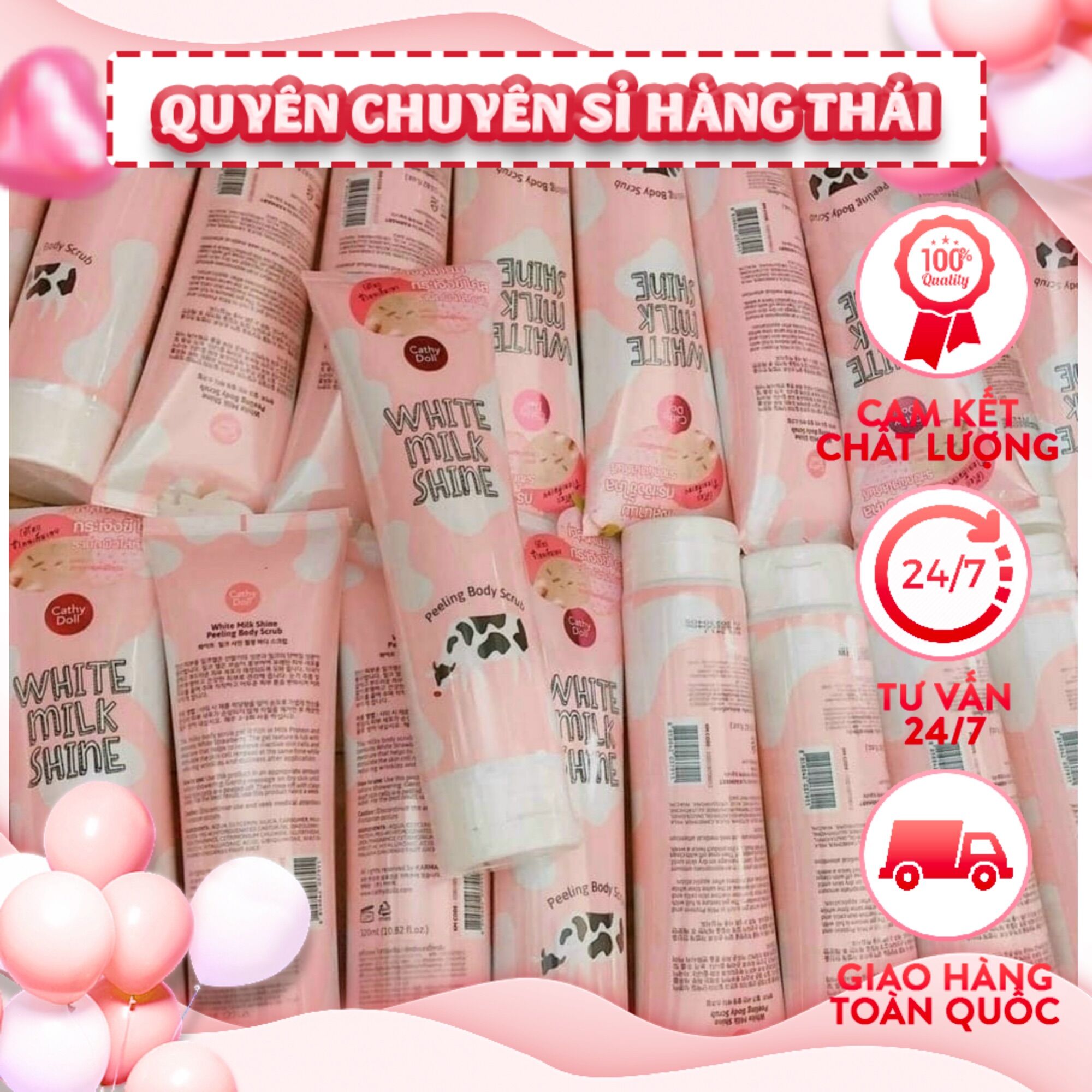 Tẩy tế bào chết cathy doll 320ml thái lan