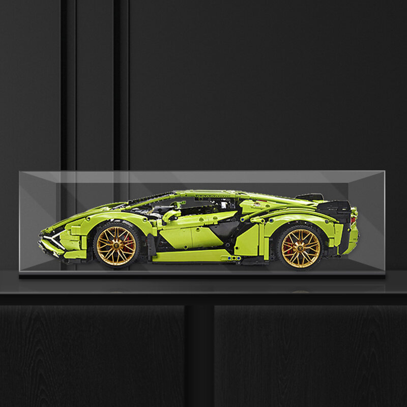 Hộp Hiển Thị Acrylic Cho LEGO 42115 Lamborghini SiAN Mô Hình Xe Ô Tô Trong Suốt Đựng Dành Cho Nam Và