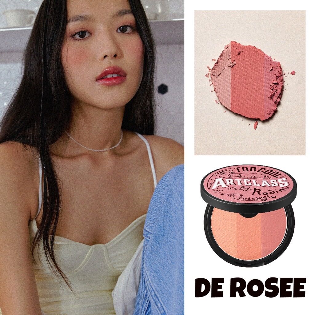 Phấn má 3 màu Too cool for school artclass by rodin blusher 6.8g