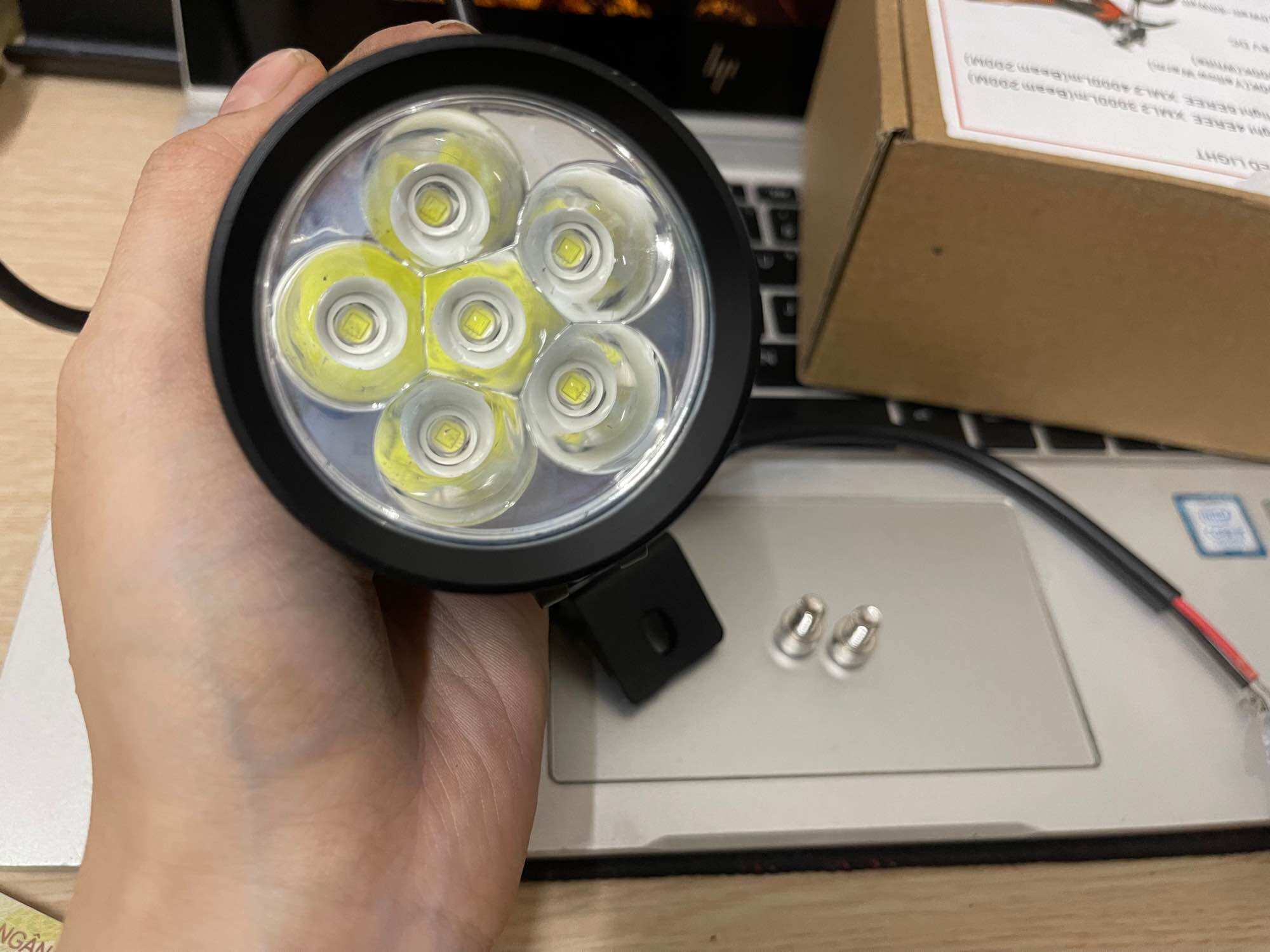 Đèn led trợ sáng L6X siêu sáng full phụ kiện