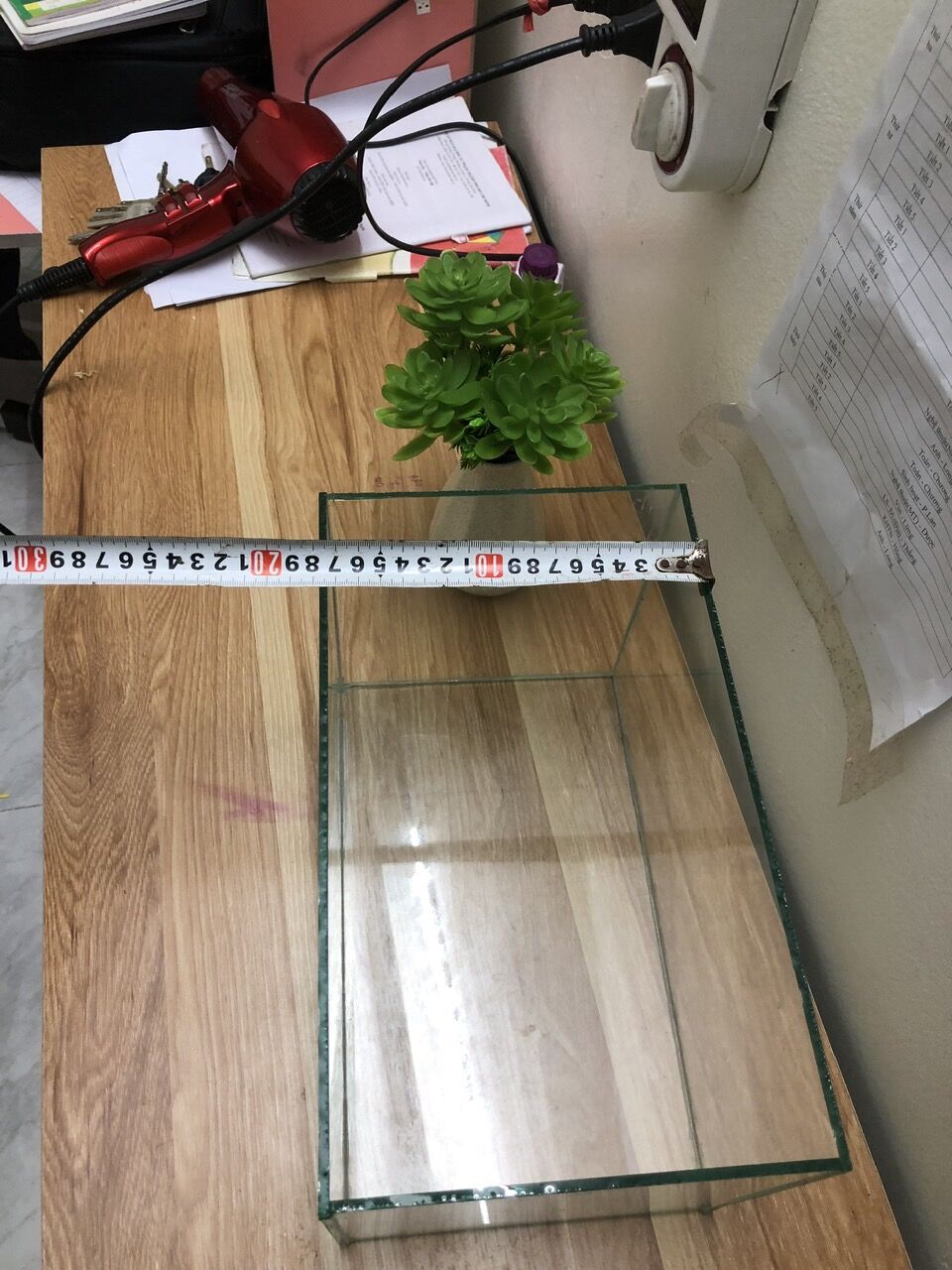 Desktop Aquarium Size D30Xr18Xc18Cm