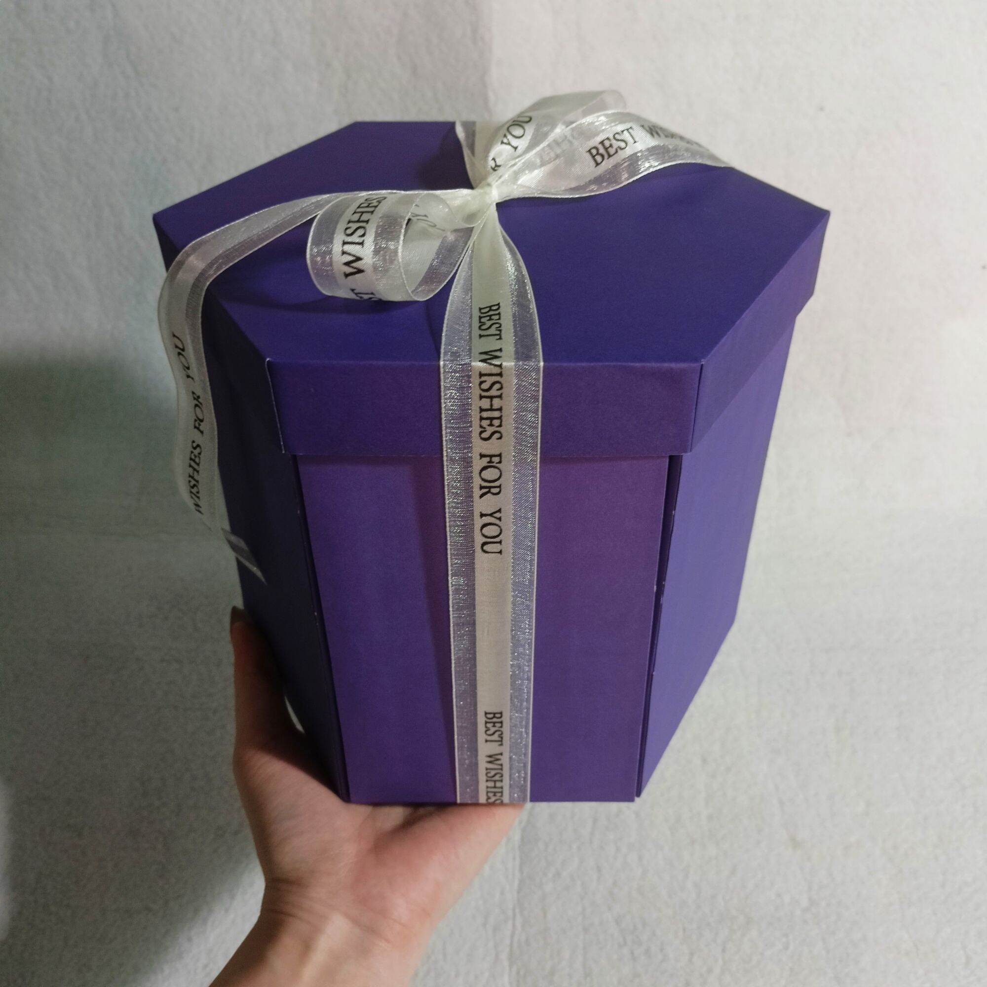Hộp quà tặng lục giác 1 lớp