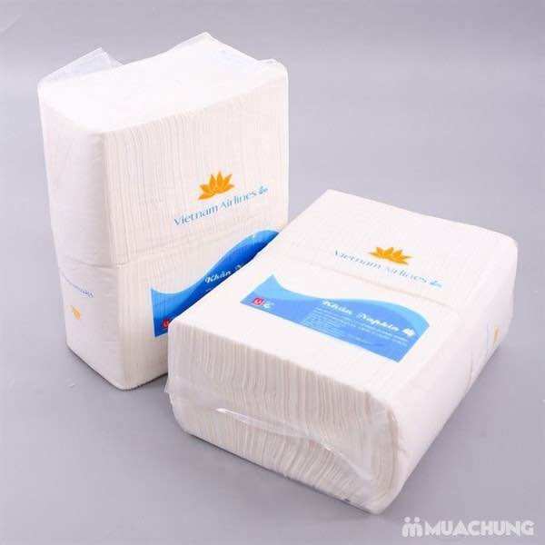 COMBO 3 bịch Giấy ăn cân Hàng Không vuông 2 lớp dùng cho quán ăn, nhà hàng