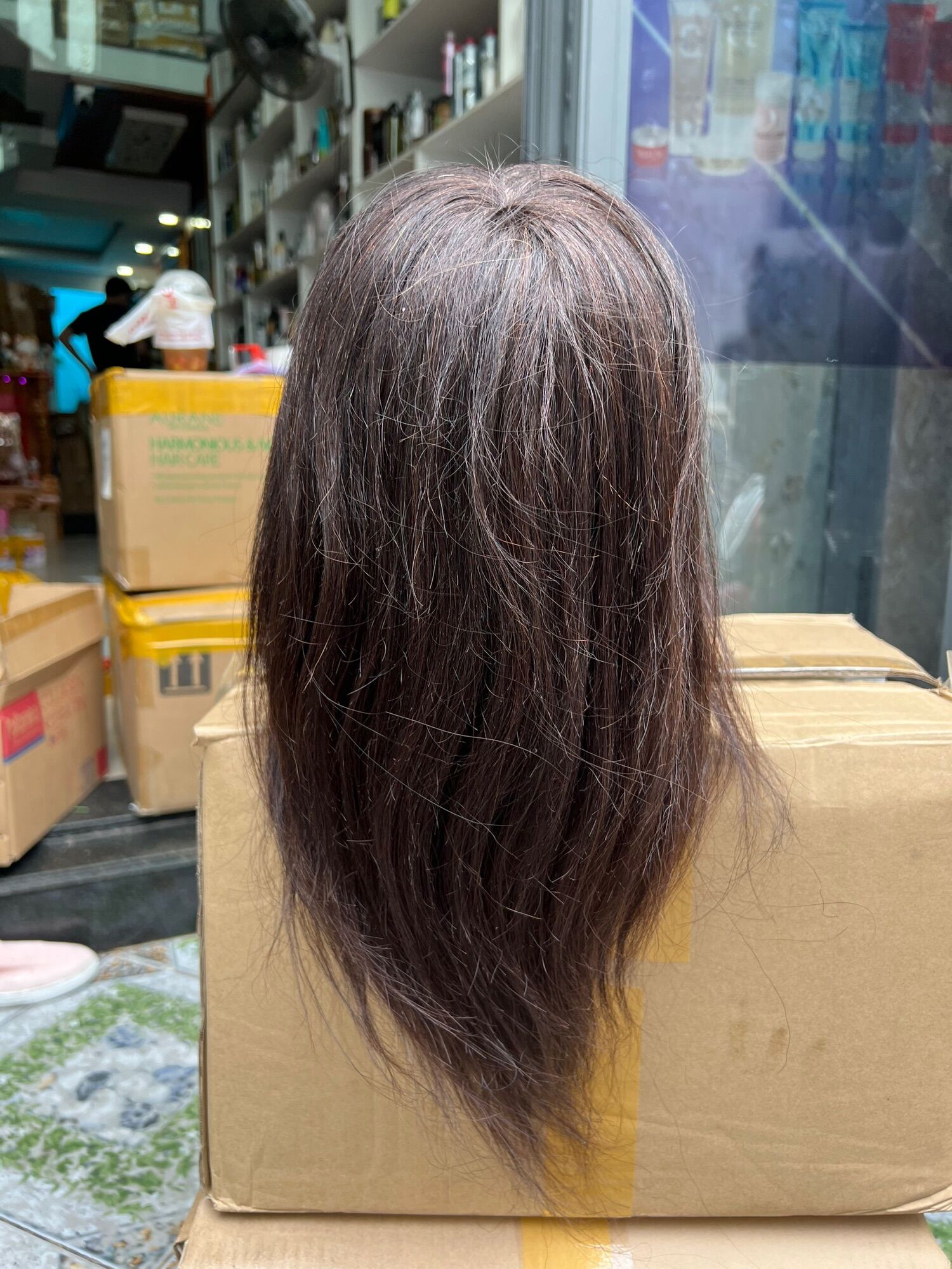 [HCM]Đầu Ken tóc thật 100% cho salon uốn duỗi làm hoá chất( uốn  duỗi  nhuộm  tạo kiểu)