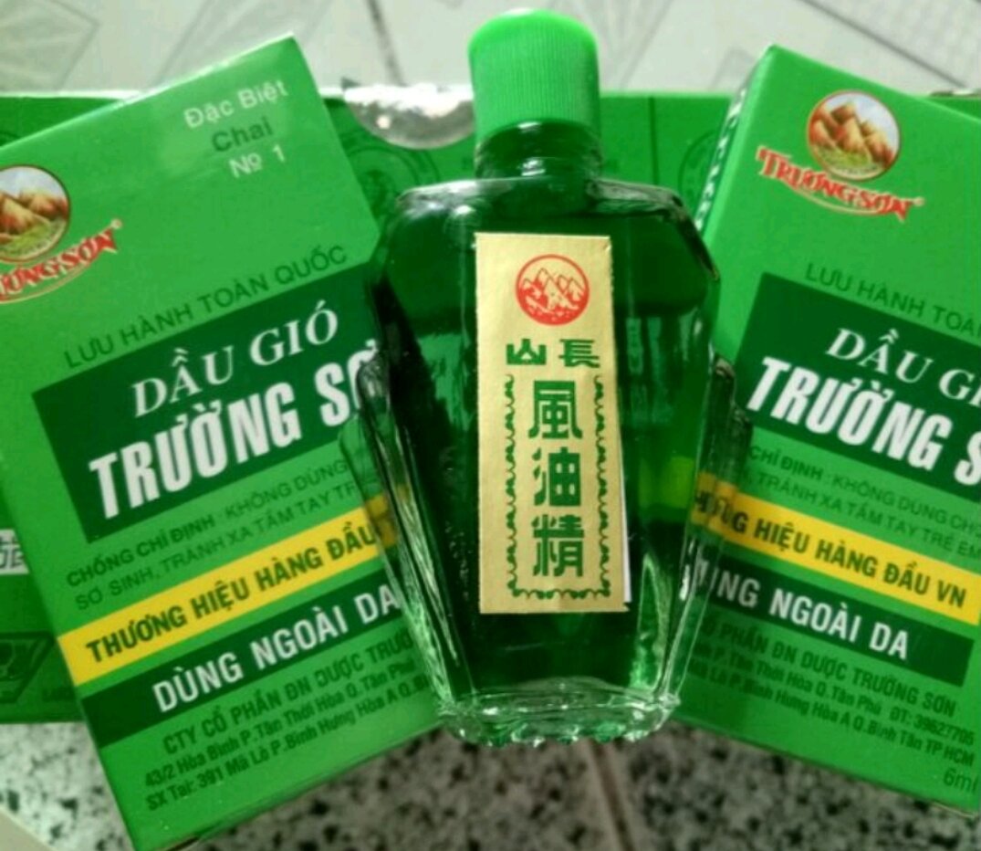 Dầu Gió Xanh Trường Sơn Lốc 12c 6ml