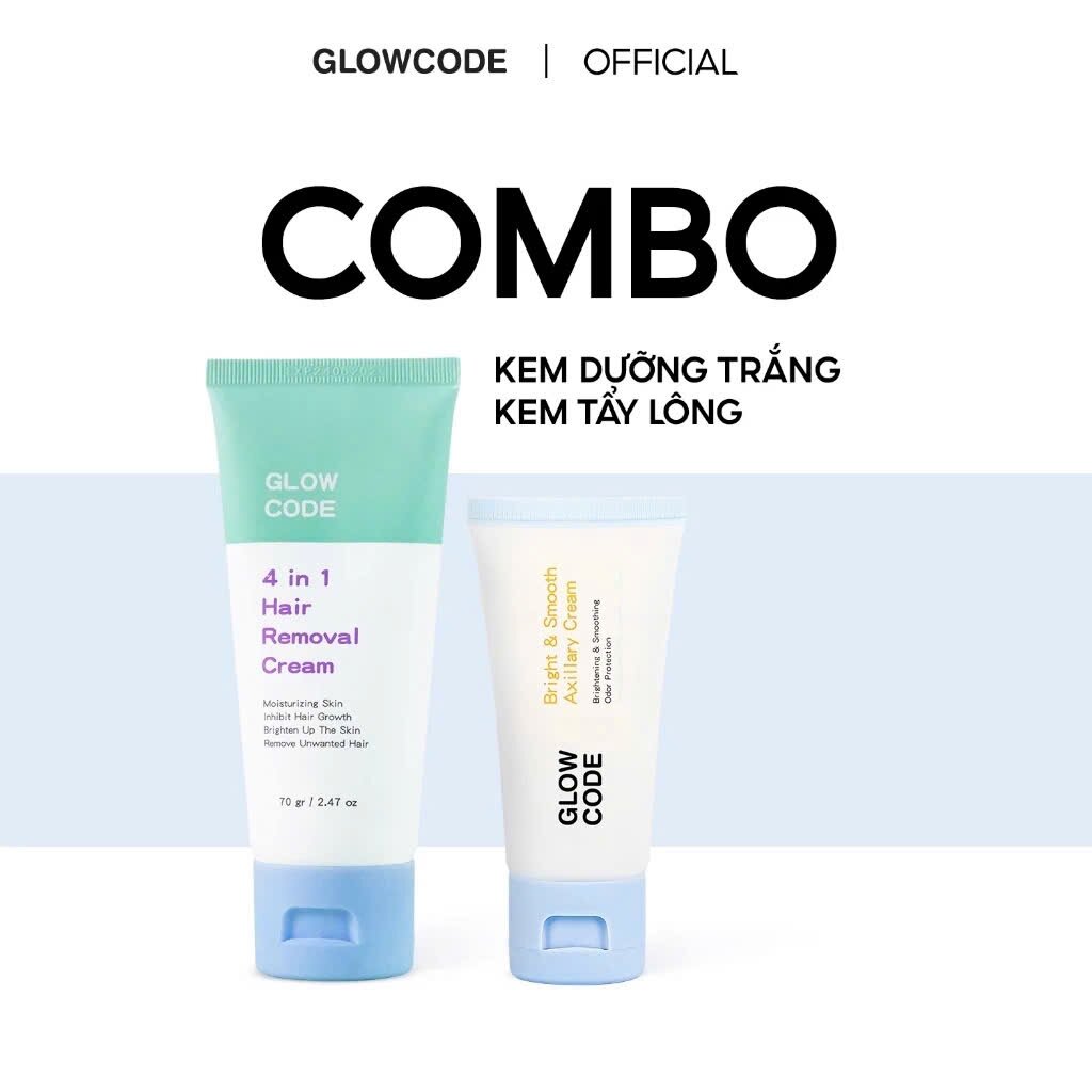 Kem tẩy lông GlowCode 4IN1 Combo 2pcs