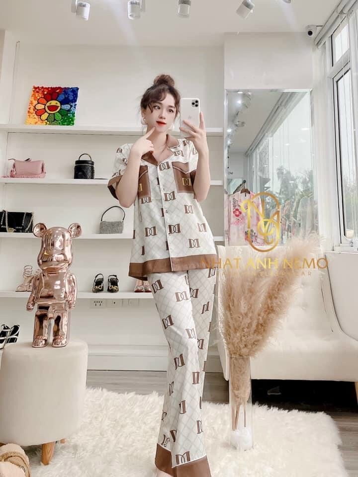 Bộ Pyjama Lụa QC Cao Cấp siêu sang siêu đẹp