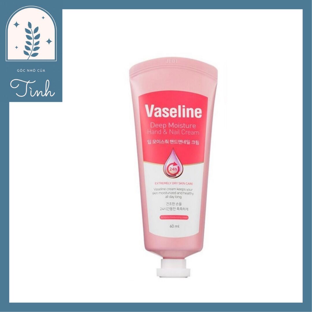[ HCM - BILL HÀN ] KEM TAY DƯỠNG ẨM NỘI ĐỊA HÀN VASELINE DEEP MOISTURE HAND & NAIL CREAM 60ML