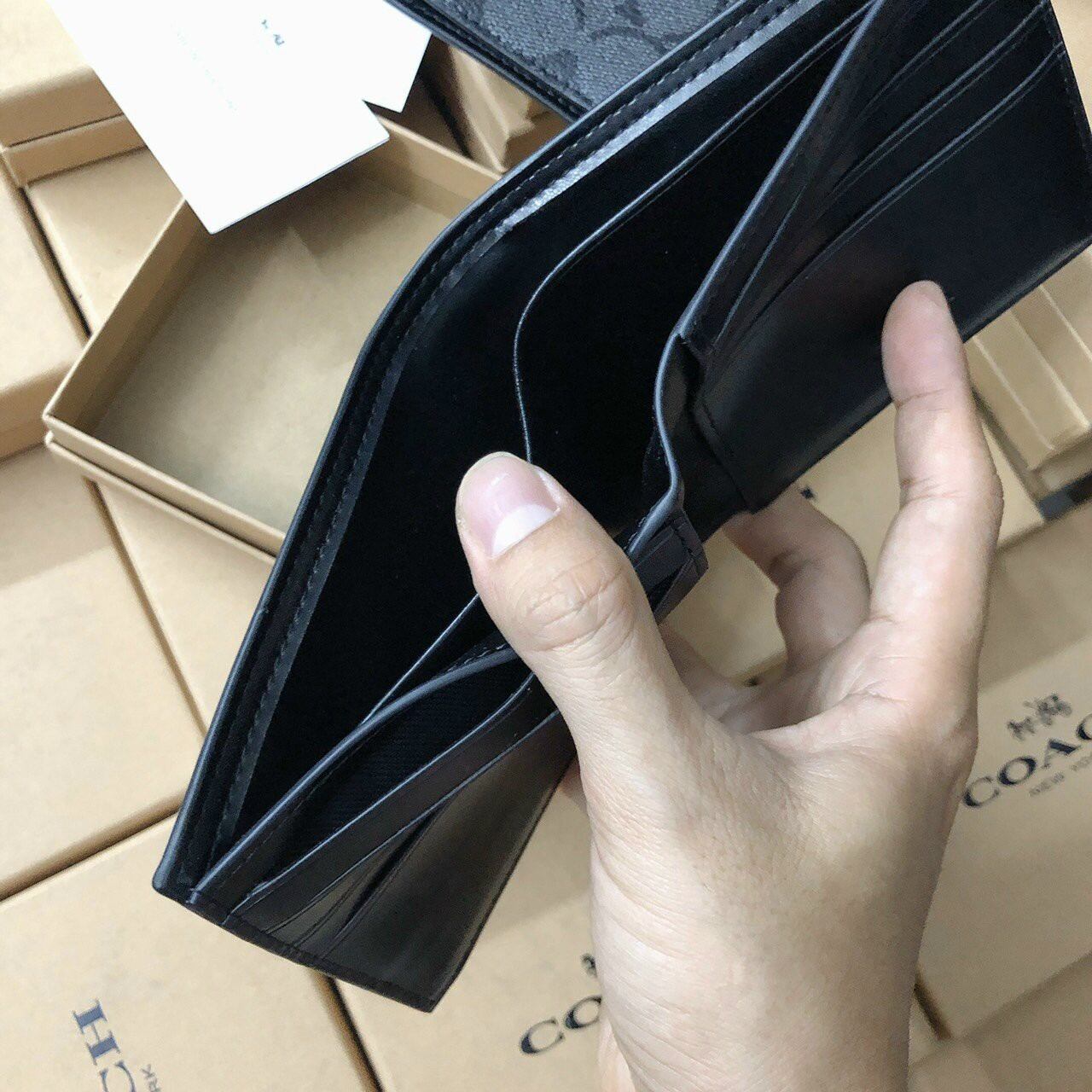 *hàng xuất* ví coach nam siêu sang full box