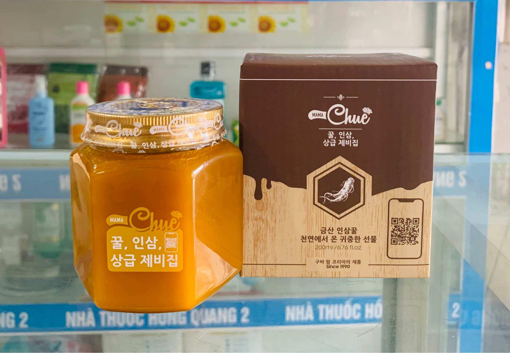 [CHÍNH HÃNG + QUÀ TẶNG] Sâm Nghệ Mật Ong & Saffron Mama Chue 500ml Hàn Quốc.