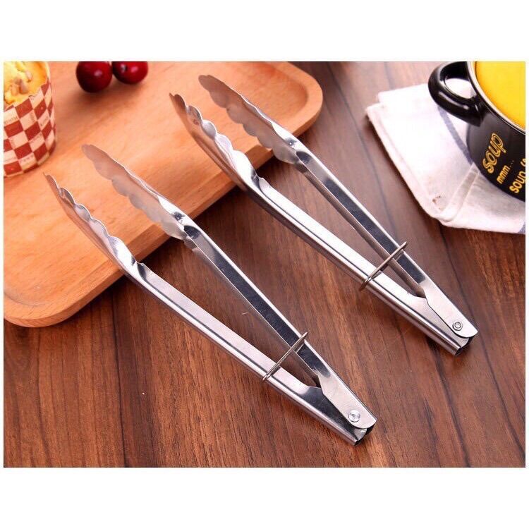 Kẹp Inox Gắp Thức Ăn , Gắp Đá , Gắp Đồ Nóng