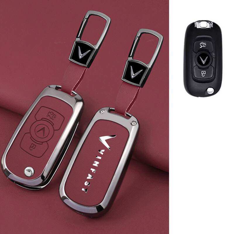 ốp chìa khoá Vinfast Vỏ chìa khóa ô tô từ xa Vinfast fadil LUX vỏ chìa khoá ô tô bọc chìa khoá smartkey
