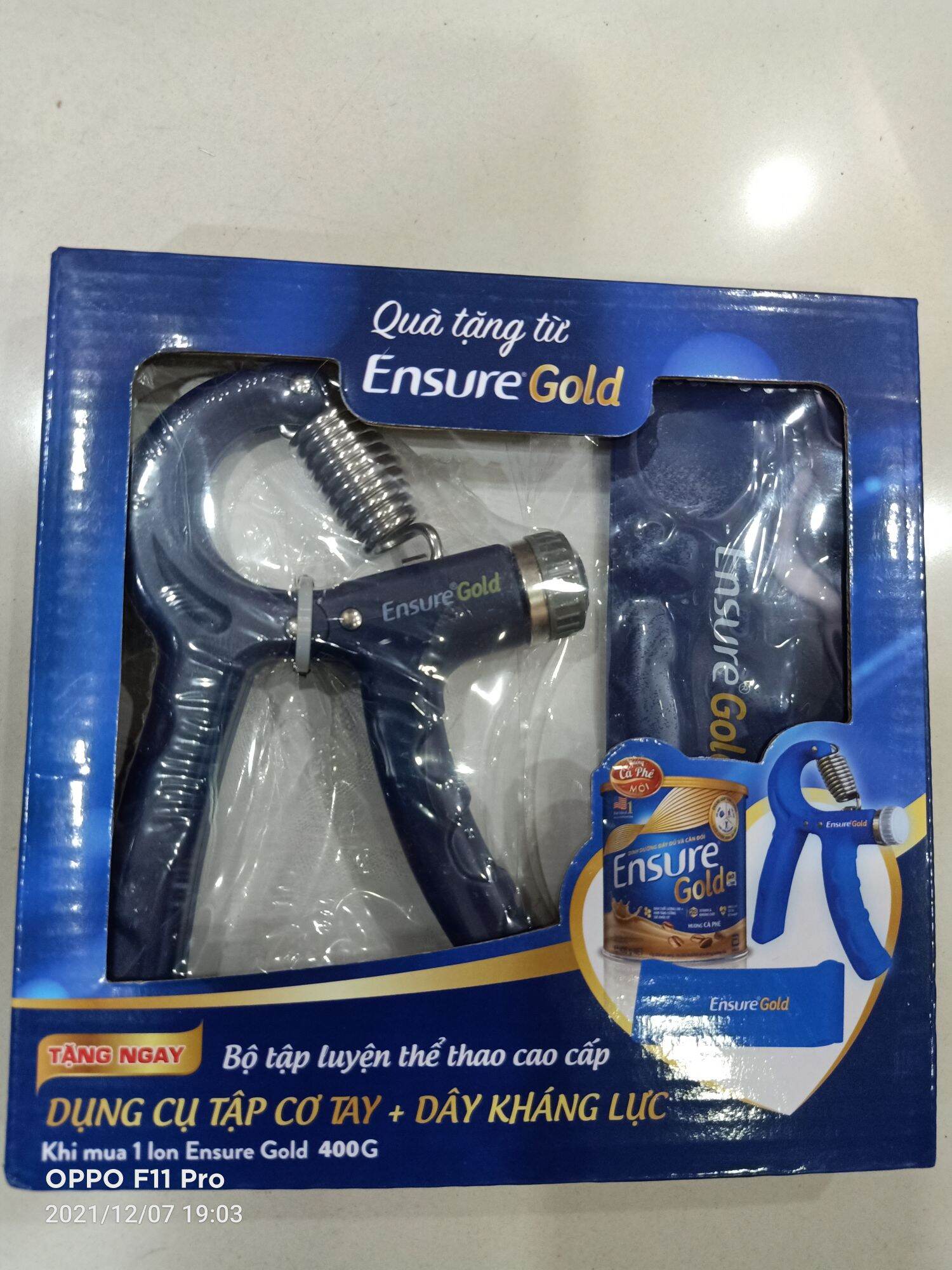 Dụng cụ tập cơ tay + dây kháng lực