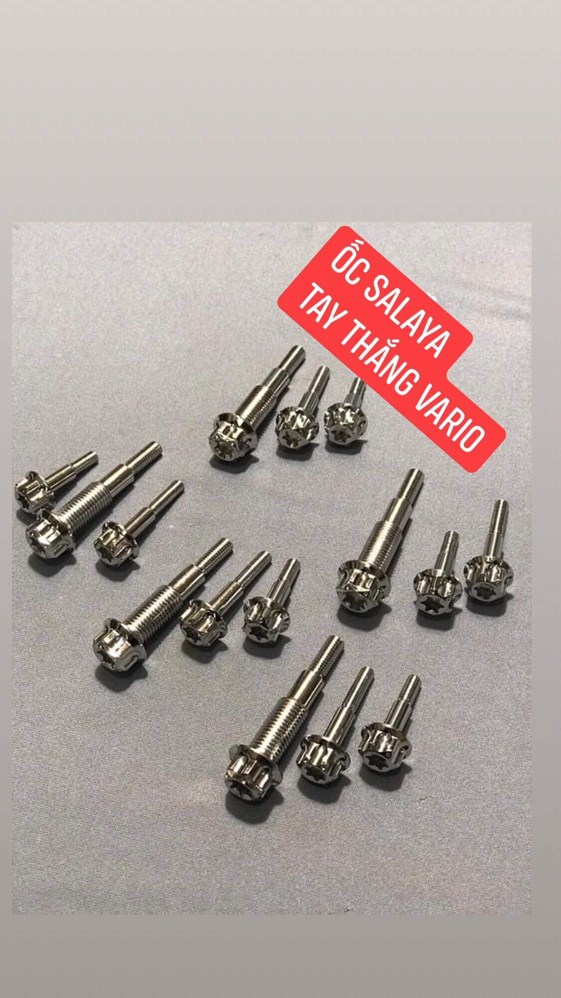 Bộ Ốc Salaya tay thắng Vario Click các đời “ 3 con “