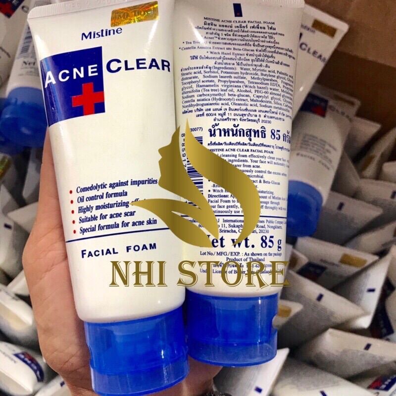 [HÀNG Chính Hãng] Sữa Rửa Mặt Acne Clear Mistine Thái Lan
