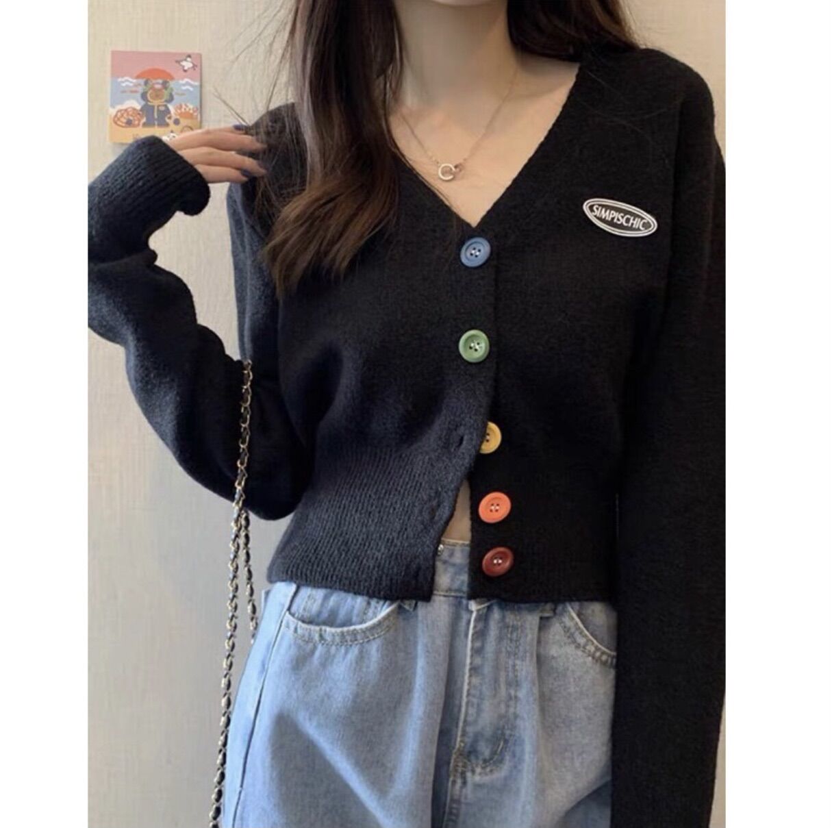 Áo cardigan len mỏng siêu xinh Quảng Châu